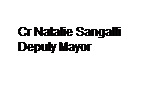 Text Box: Cr Natalie Sangalli
Deputy Mayor
