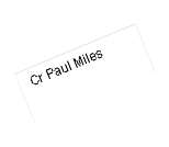 Cr Paul Miles