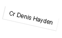Cr Denis Hayden
