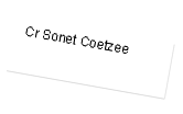 Cr Sonet Coetzee