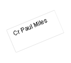 Cr Paul Miles
