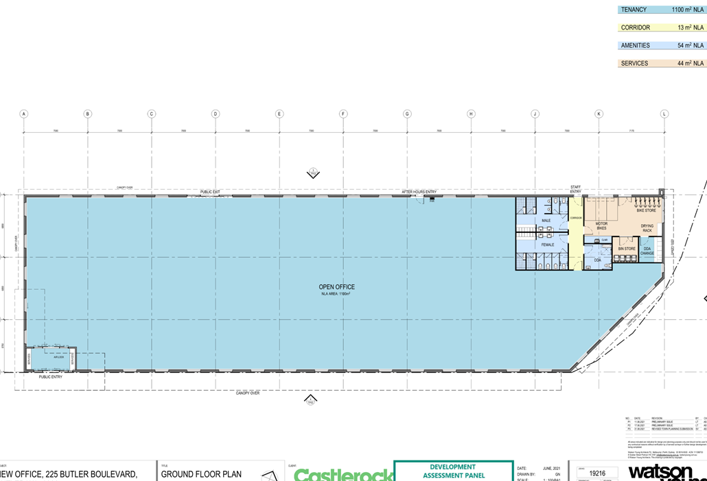 A blueprint of a building

Description automatically generated