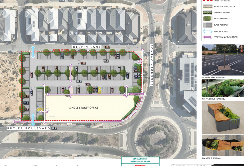 A map of a parking lot

Description automatically generated