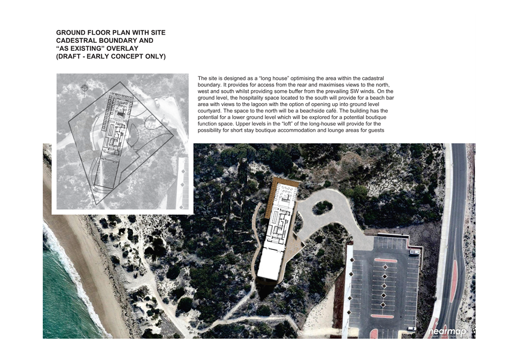 Aerial view of a beach

Description automatically generated