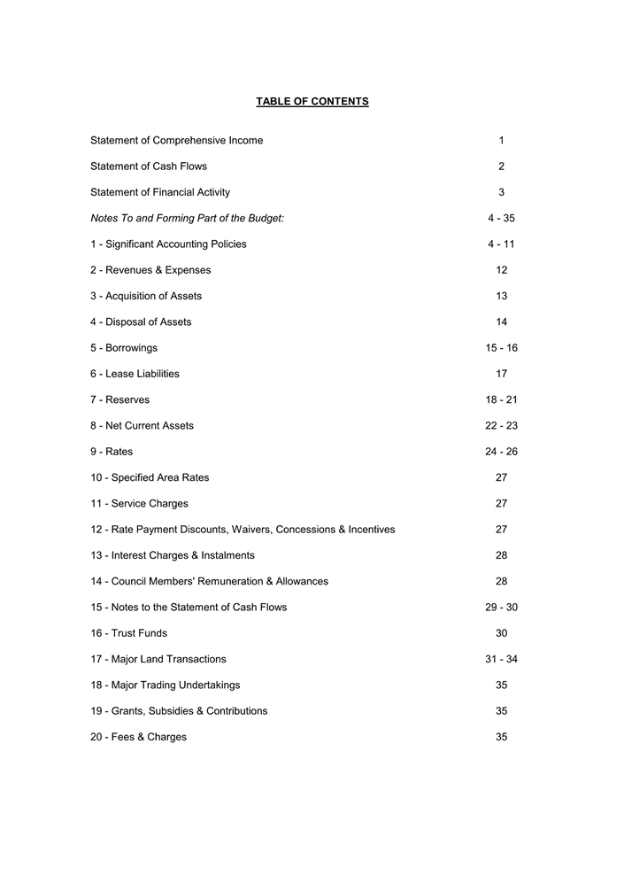 A list of a company's statement

Description automatically generated with medium confidence