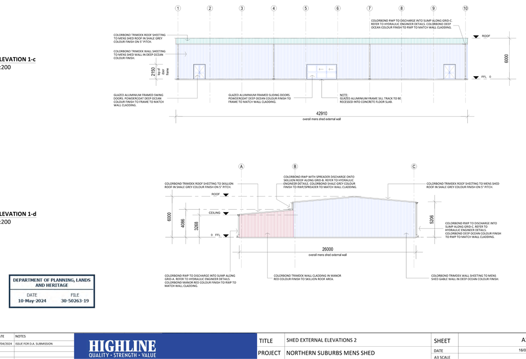 Blueprints of a building

Description automatically generated