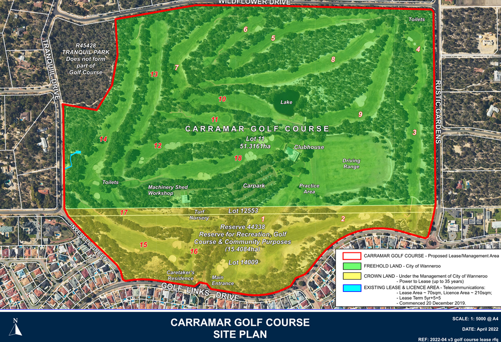 A map of a golf course

Description automatically generated