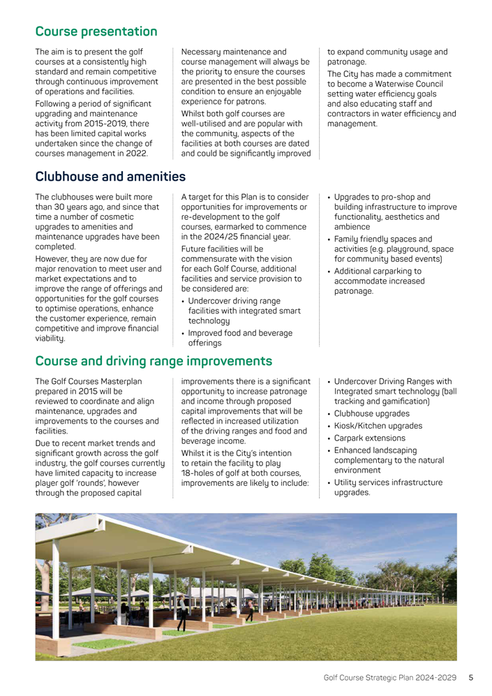 A brochure of a golf course

Description automatically generated