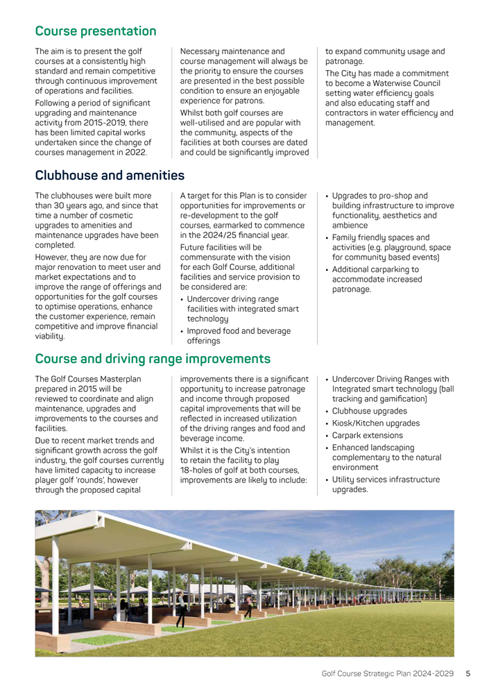 A brochure of a golf course

Description automatically generated