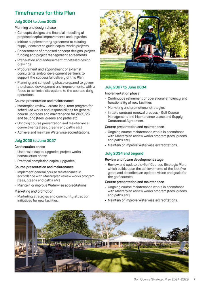 A page of a magazine with text and images of a person riding a lawn mower

Description automatically generated