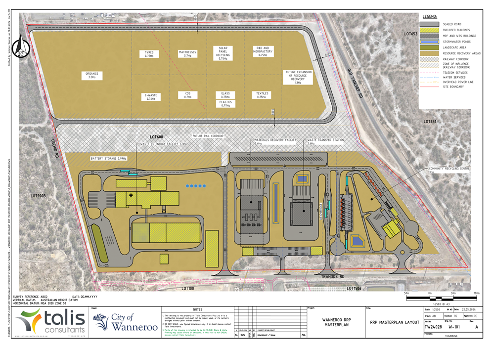 A map of a site

Description automatically generated